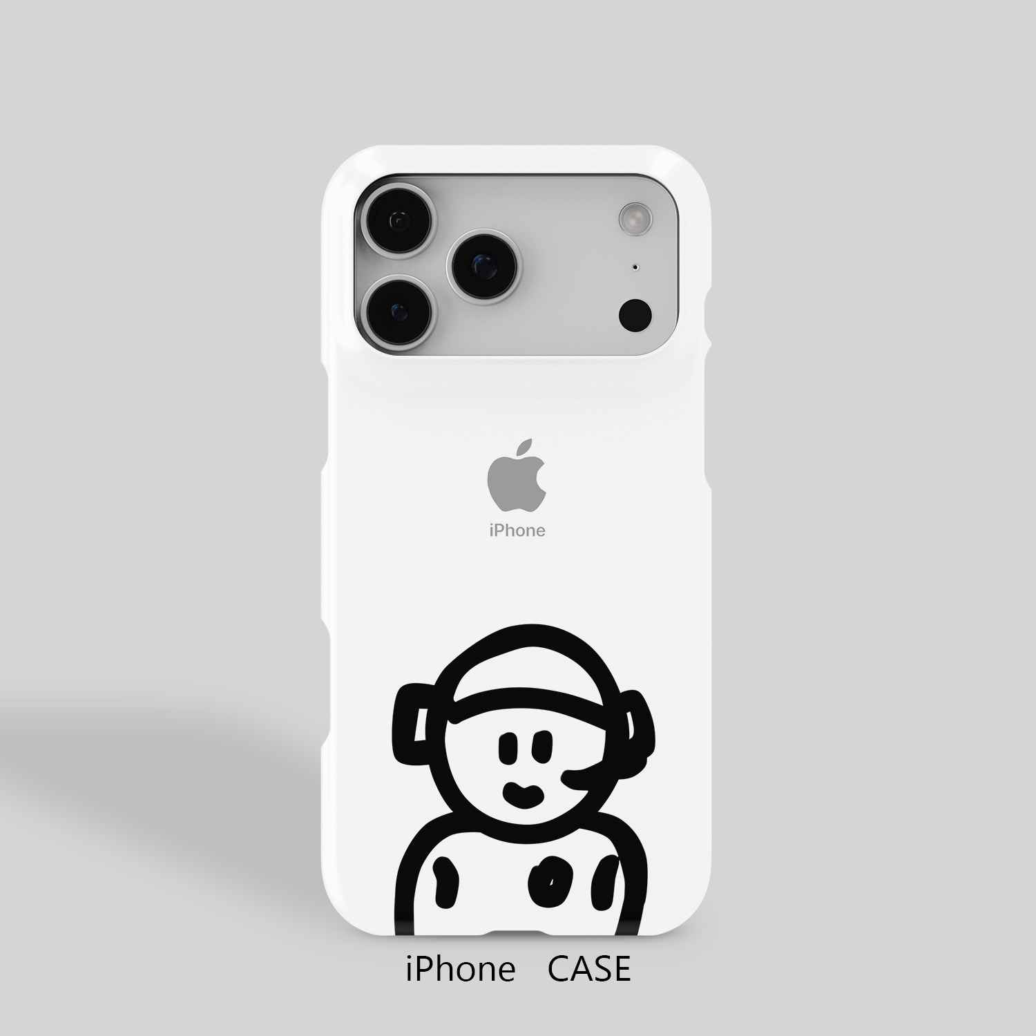 涂鸦简笔画菲林壳个性iPhone16Promax超薄15轻便14Pro适用于苹果13个性12半包11菲林男生手机壳