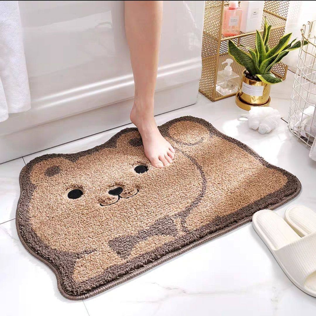 宏兴卡通浴室吸水地垫卫生间防滑脚垫家用卫浴洗手间门垫卧室地毯