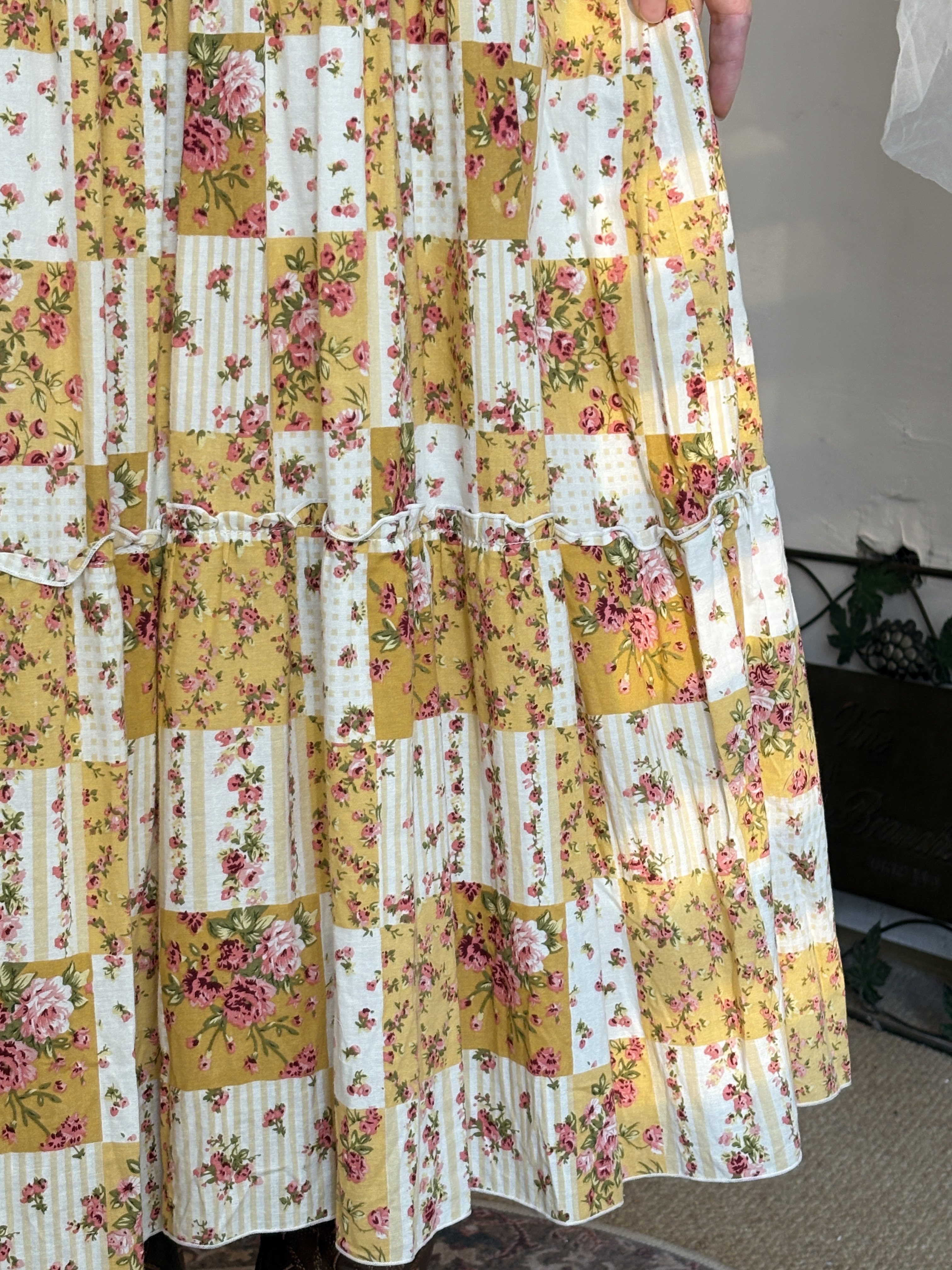 日本古着屋 vintage森系连衣裙