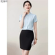 衬衫 工装 女2026夏季 职业套装 空姐酒店前台工作服v领衬衣 新款 短袖