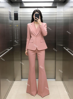 优柒叶职业西装外套套装高级时尚新款春季气质女神工作服西服套装