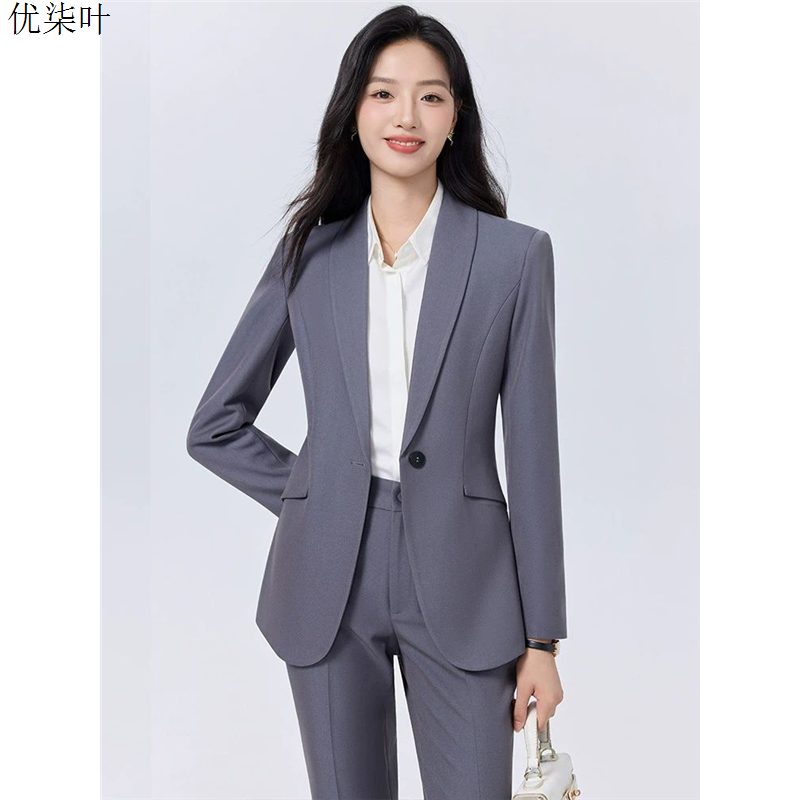 西装套装女2025秋冬季新款小个子职业通勤正装工作服女士西服外套
