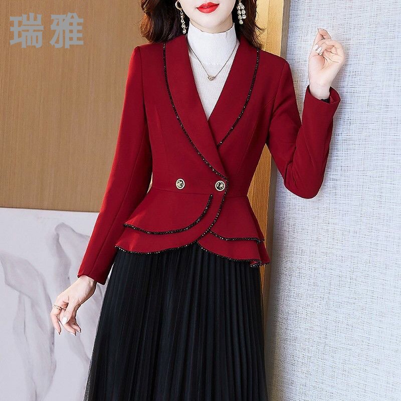 小西装外套女短款2023年新款