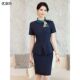套装 西装 女夏季 薄款 珠宝店工作服 短袖 气质酒店前台接待工装 职业装