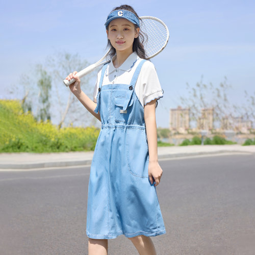 高中生学院风连衣裙初中生女裙子