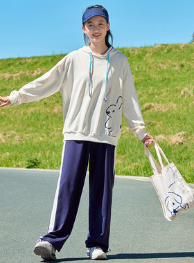 运动服套装春季中学生少女两件套