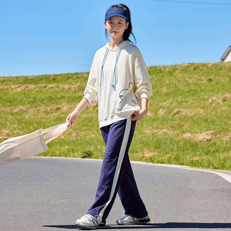 休闲运动服套装秋季中学生少女秋冬装时尚大童13岁女孩长裤两件套