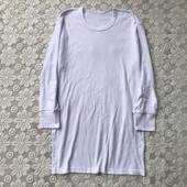 日单圆领套头九分袖 家居T恤纯棉春秋基础纯色打底修身 有弹力4012