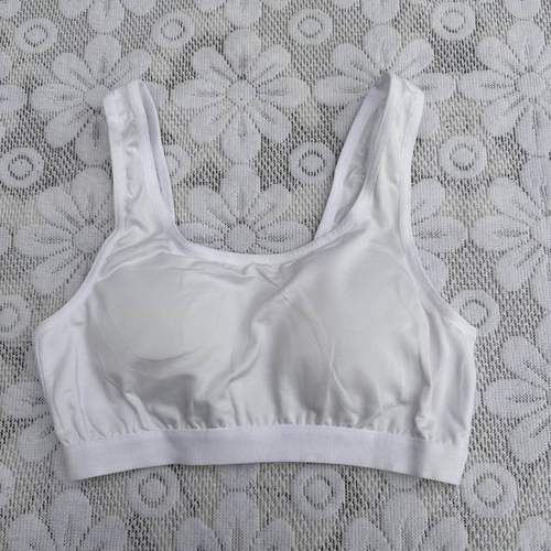 短背心罩杯一体少女文胸运动内衣