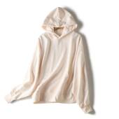 甜美学院风连帽套头里子毛圈前兜口袋长袖 包邮 卫衣宽松休闲女纯色