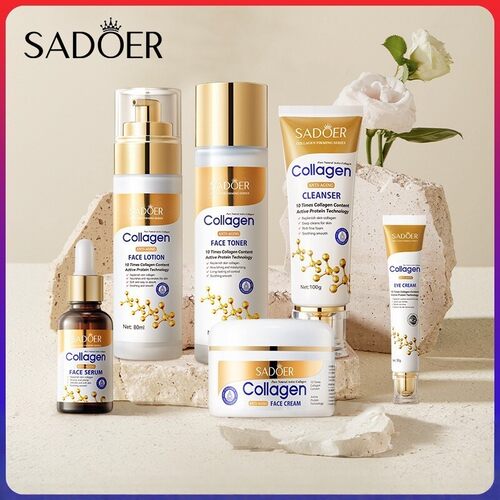 Collagen skincare, body lotion and shampoo care series
