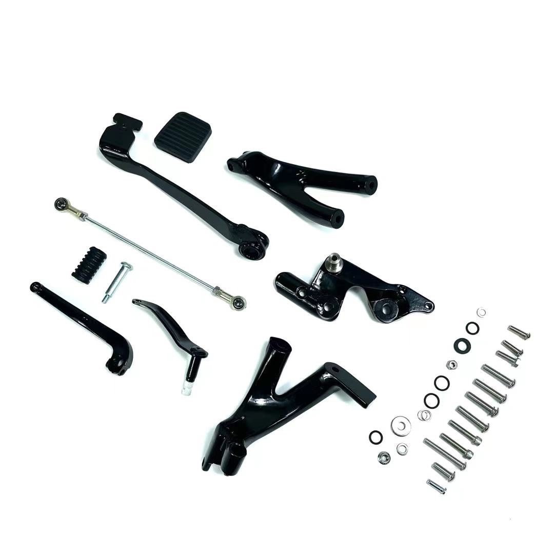 现货哈雷2018-2022年软尾街霸 路威改装前置脚踏 前移脚踏总成