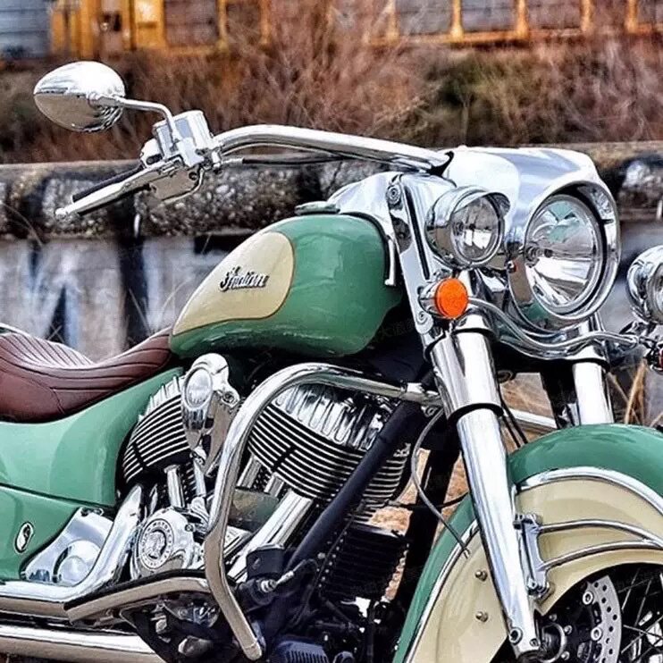 适用于印第安改装1.5英寸沙滩车把定制复古黑马酋长改装水牛把