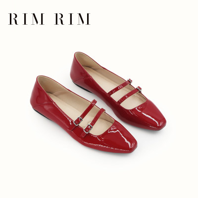 RIM RIM×ELLIE SHUANG#2331春季新款女士平底单鞋法式玛丽珍女鞋