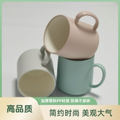 高品质纯色加厚洗漱杯刷牙杯防摔耐用高级健康环保塑料杯子