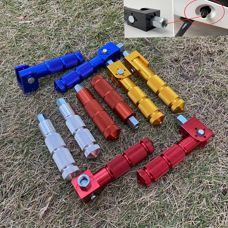 电动车折叠脚蹬新国标车中轴x盖堵头铝合金脚蹬 电动自行车堵头