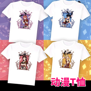 租借女友兔女郎水原千鹤七海麻美樱泽墨更科瑠夏动漫周边短袖T恤