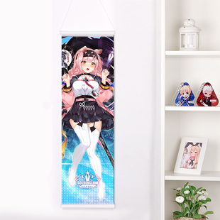 尚萌明日方舟澄闪动漫周边学生宿舍卧室墙面装饰等身卷轴挂画定做