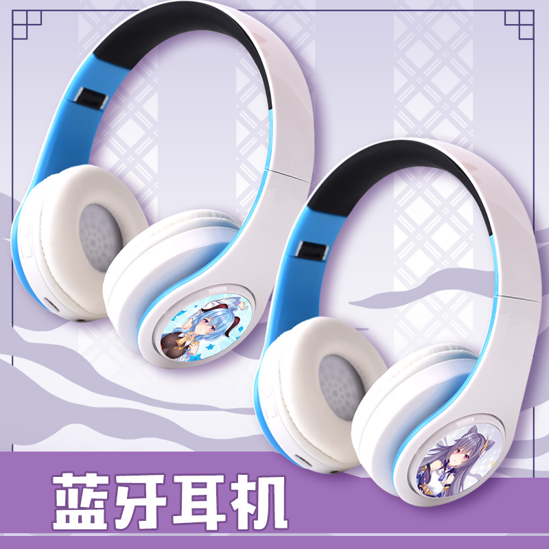 尚萌原神游戏甘雨椰羊刻晴动漫周边二次元无线蓝牙耳机运动耳麦