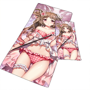 尚萌明日方舟艾雅法拉泳装夏卉小绵羊动漫周边二次元宅男毛巾浴巾