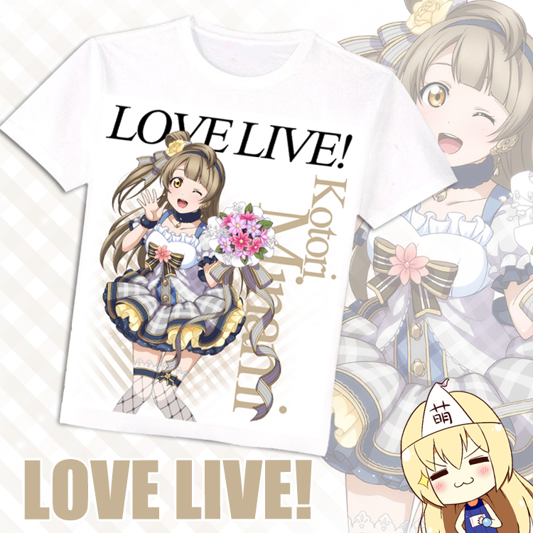 love live南小鸟妮可真姬动漫周边定制T恤白T痛T学生休闲短袖T恤