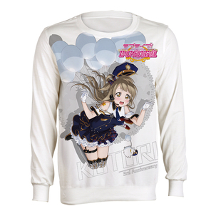 尚萌Love Live!妮可南小鸟东条希动漫白色学生休闲套头卫衣定制