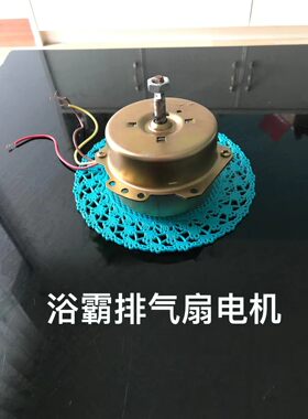换气扇电机集成吊顶通风器YYHS-40浴霸双向滚珠电机送电容铜线