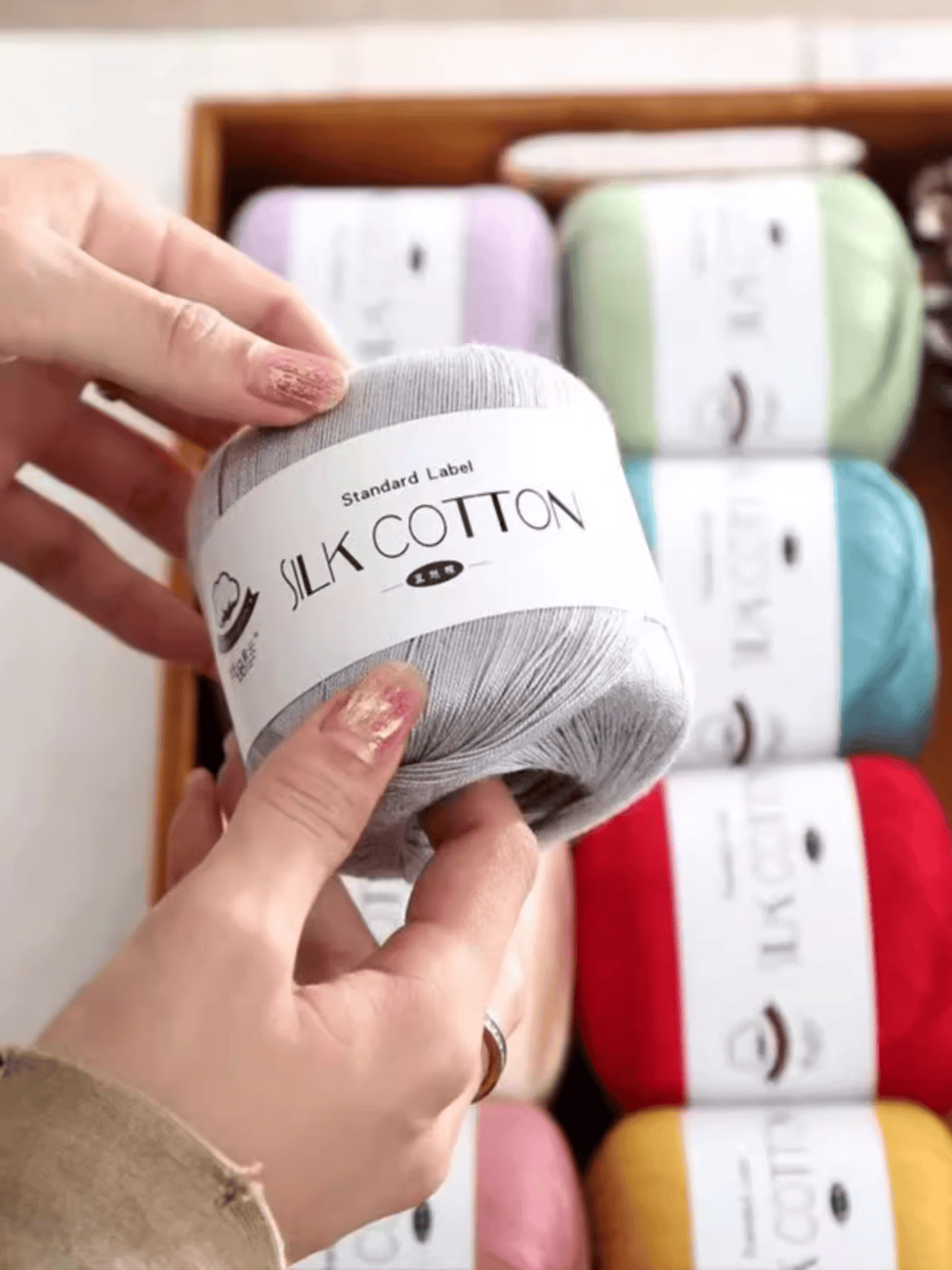 3股2.5mm围巾尚品紫云牛奶棉线