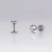 2026迷你小钻九尾狐耳钉耳骨钉细针前耳轮耳钉钛钢日韩耳屏软骨钉