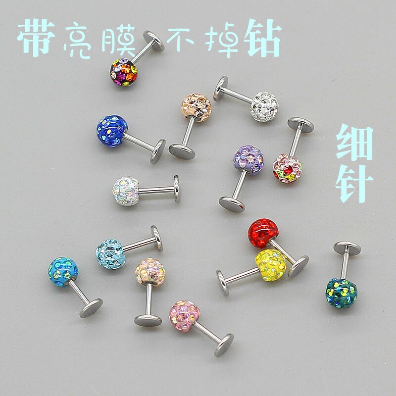 长针平头不掉钻钛钢防过敏耳蜗钉