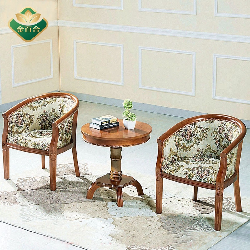 工厂直销酒店实木环保圈椅