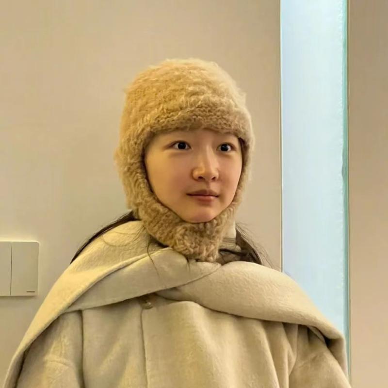 针织帽韩版女秋冬护耳保暖雷锋帽
