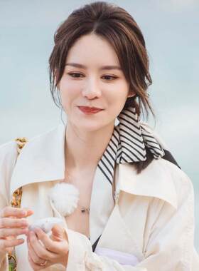 发带妻子浪漫旅行张馨月条纹