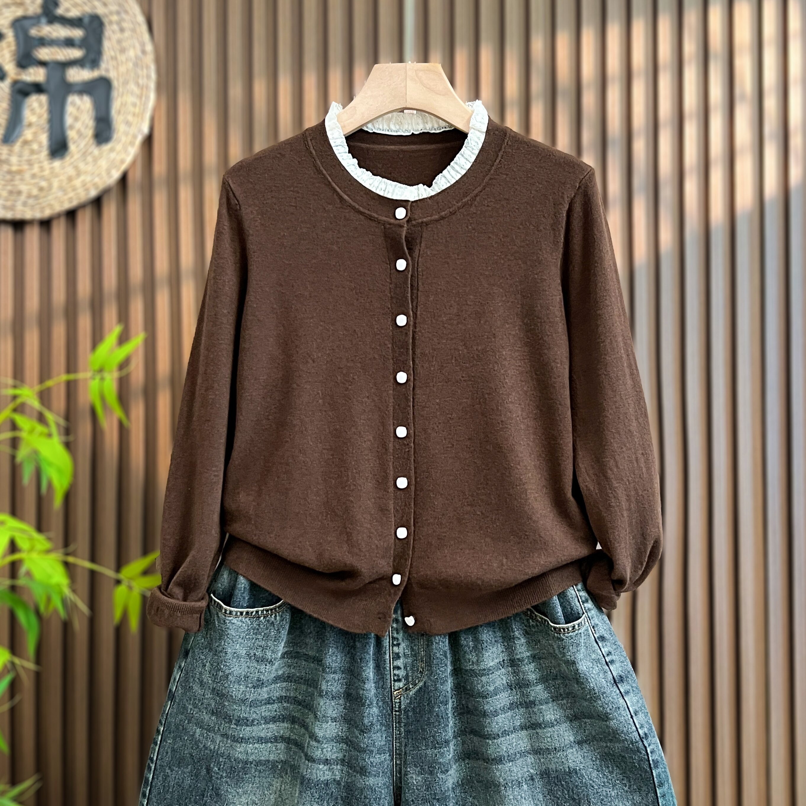 安迪绒高级感毛衣针织开衫