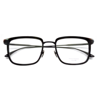 日本Masunaga增永眼镜框EMPIRE-I全框手工复古纯钛大框近视眼镜架