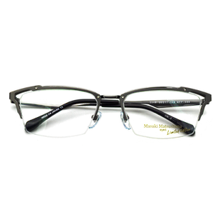 日本松岛正树MFP560眼镜架半框大框钛材近视眼镜男款大脸镜框平光