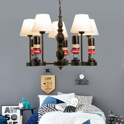 儿童房灯卧室灯英伦士兵