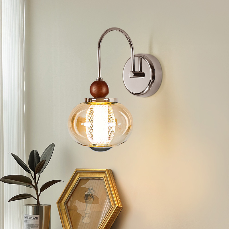 法式復古臥室床頭壁燈vintage