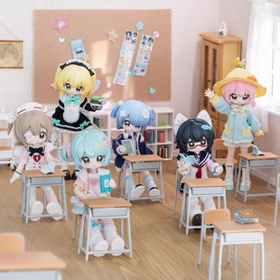 正版 小钥匙设定集12分bjd盲盒可动人偶玩具潮玩送人礼物 全新正版