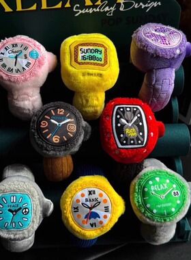正版RELAX手表盲盒包包毛绒挂件潮玩公仔手办创意男女送生日礼物