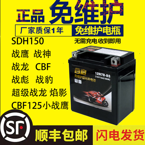 本田战鹰战神战豹战彪战龙蓄电池