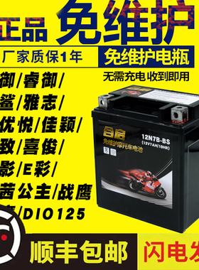 YTX7L-BS佳颖佳御睿御迅鲨雅志电瓶新优悦佳颖喜致喜俊酷影蓄电池