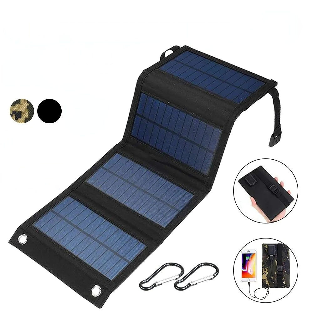 爆款热卖太阳能折叠包小型太阳能充电器户外便携式手机充电宝防水
