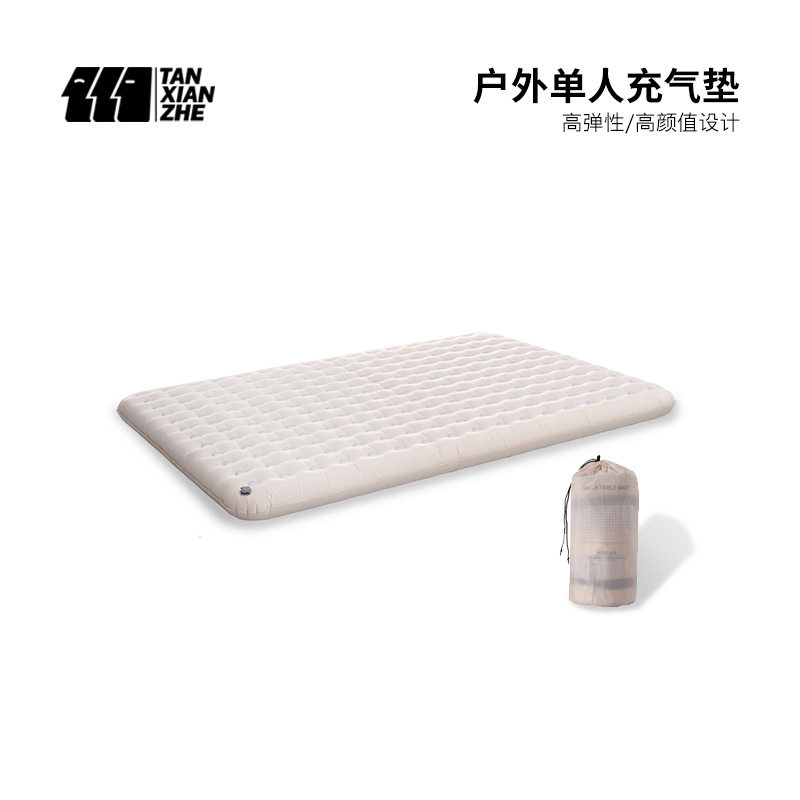 爆款加厚双人充气垫露营帐篷防潮垫便携午休午睡垫户外充气床垫