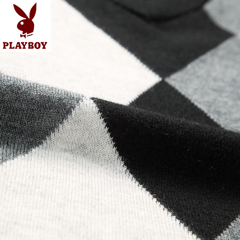 Débardeur homme Woolen gilet PLAYBOY en laine pour automne - Ref 1585463 Image 5