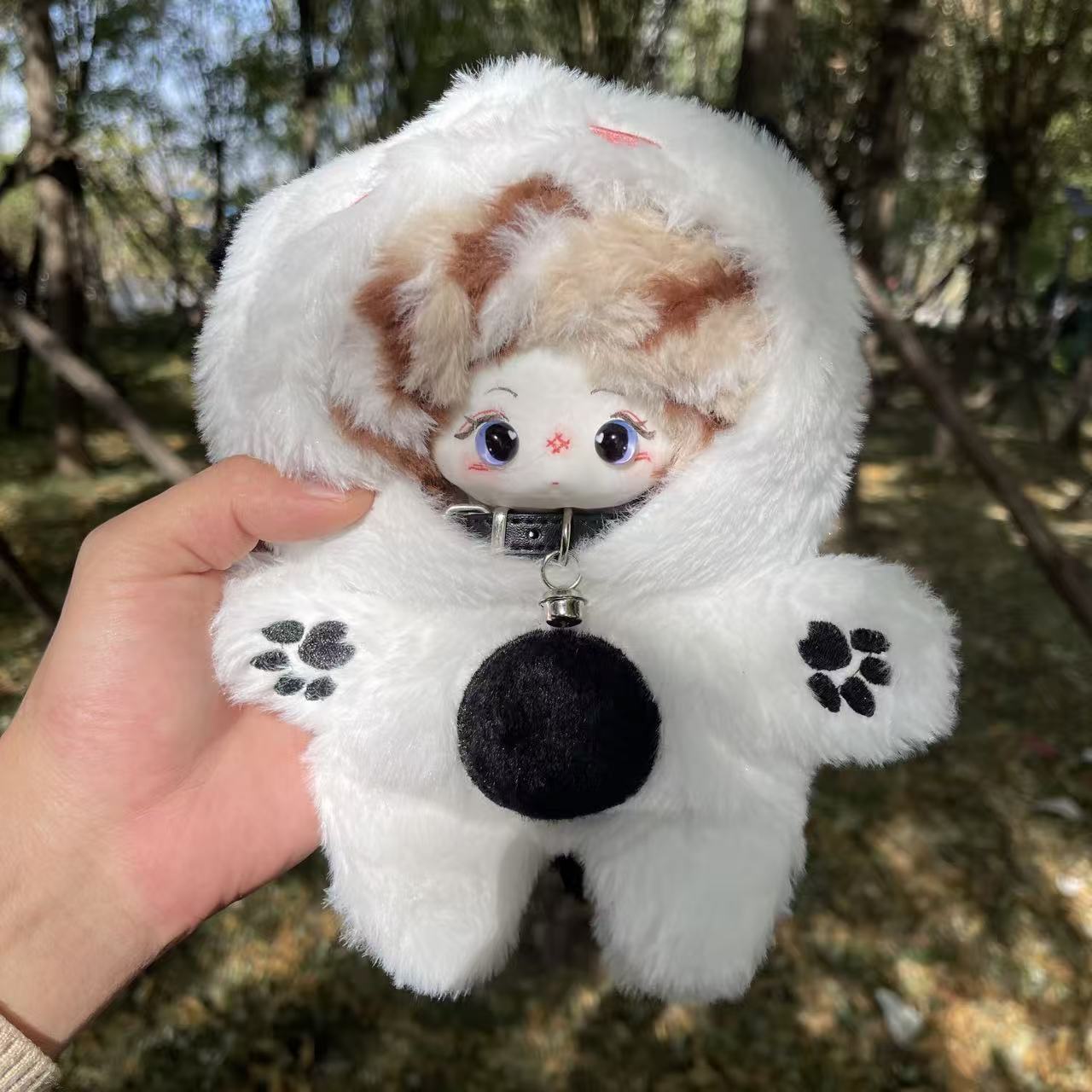 原创巨无霸精致垂耳兔食品级硅胶捏捏公仔手工绘制生日礼物可定制