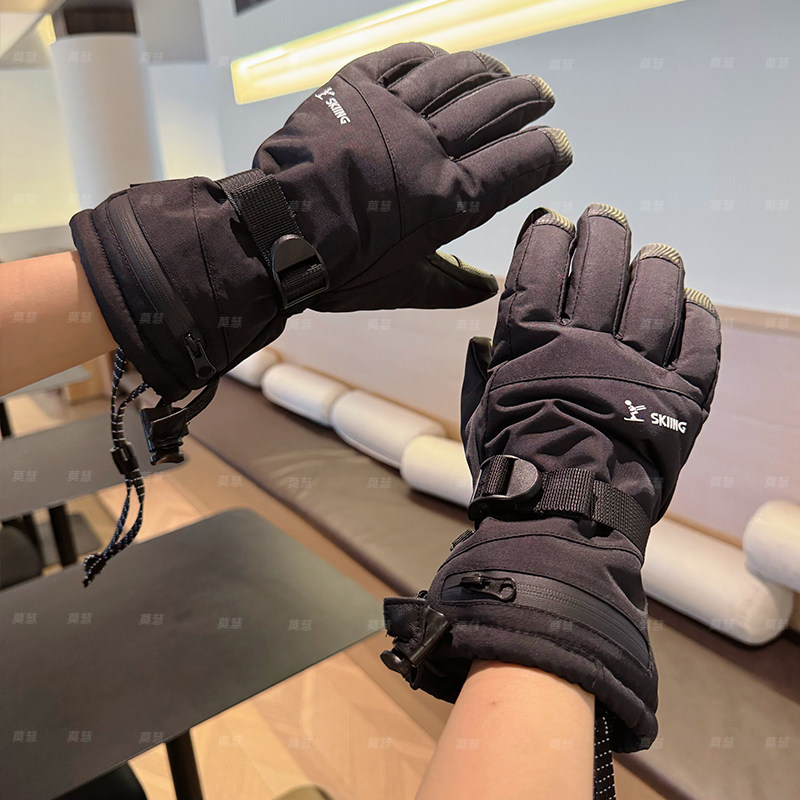 滑雪手套女可触屏防寒防水冬季保暖加厚绒防风手套男户外摩托骑行,户外/登山/野营/旅行用品,滑雪手套,淘宝优惠券,粉丝福利购,淘宝优惠卷