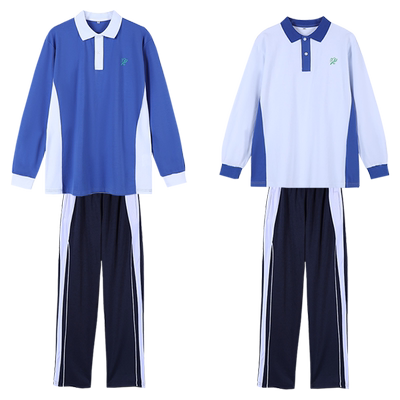 深圳中学生校服长袖奥代尔棉秋冬