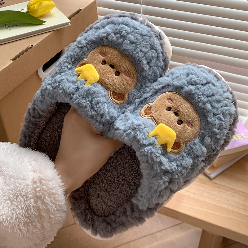 儿童棉拖鞋男生女童冬季