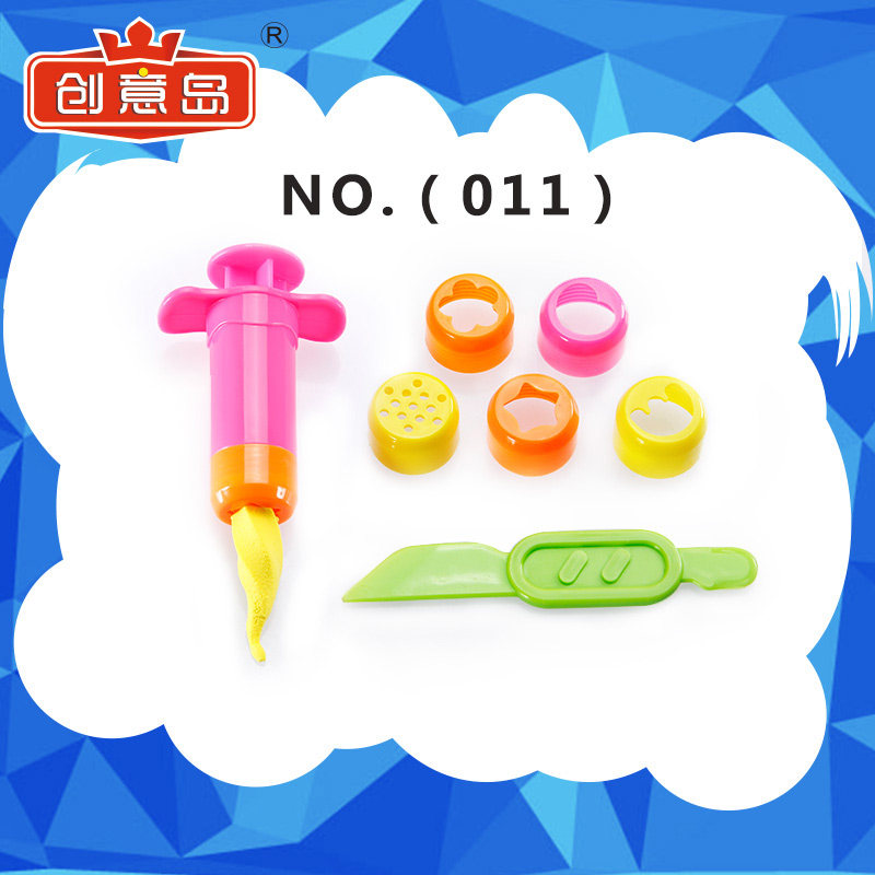 创意岛 超轻粘土彩泥模具工具针筒（5个头）+工具刀橡皮泥模具011在类目 玩具/童车/益智/积木/模型, 彩泥/粘土/软陶泥, 彩泥/橡皮泥中 - 来自Buy2taobao.com提供专业的淘宝代购服务